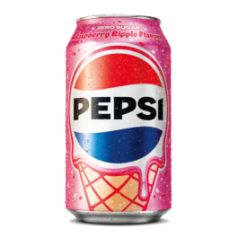 Pepsi Raspberry Ripple Flavor Zero Sugar