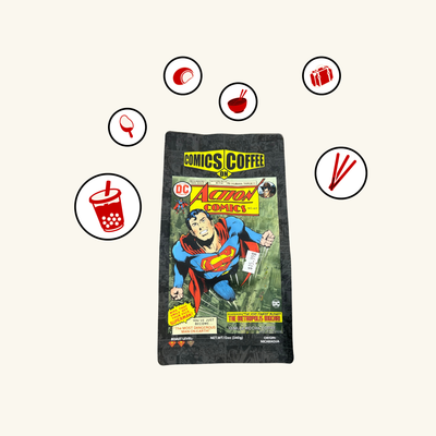 Comics Coffee Vanilla Mocha Coffee