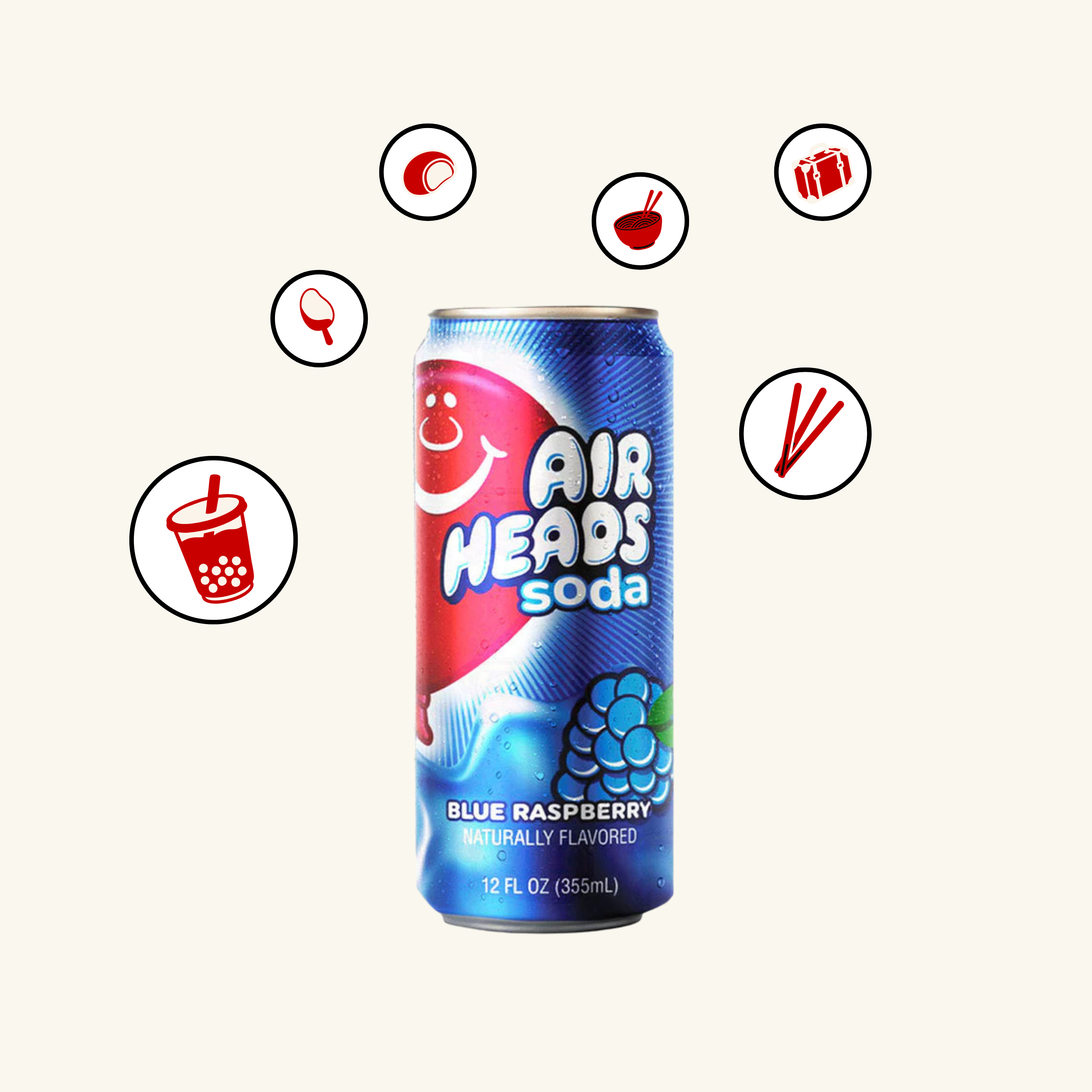 Air Heads Soda Blue Raspberry – Monaco Market