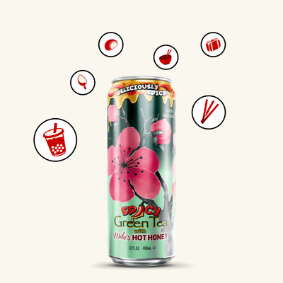 Arizona Ice Tea Spicy with Mikes Hot Honey