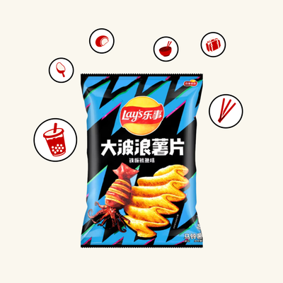 Lay's Big Wave Teppanyaki Squid Flavor