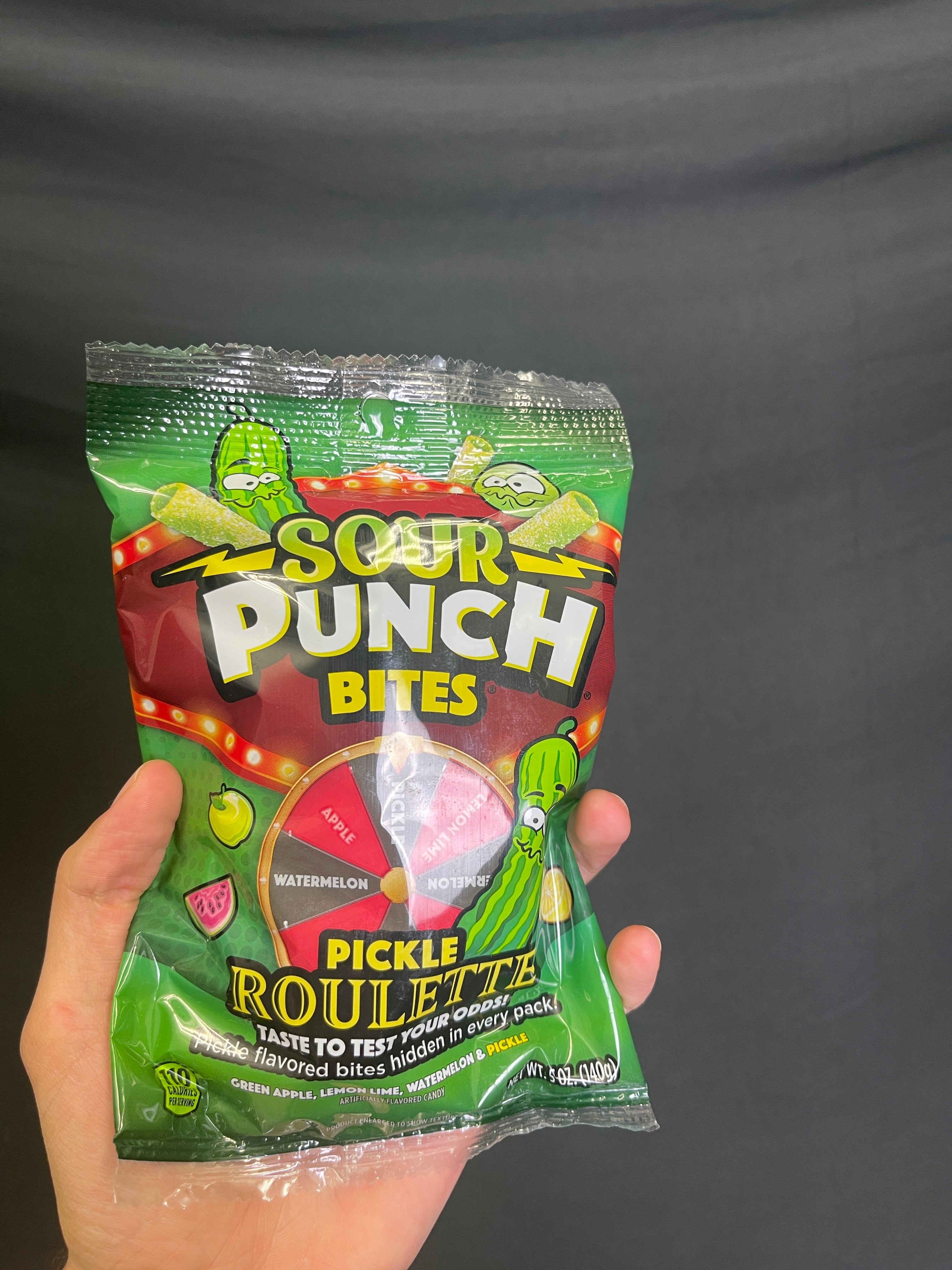 Sour Punch Bites Pickle Roulette