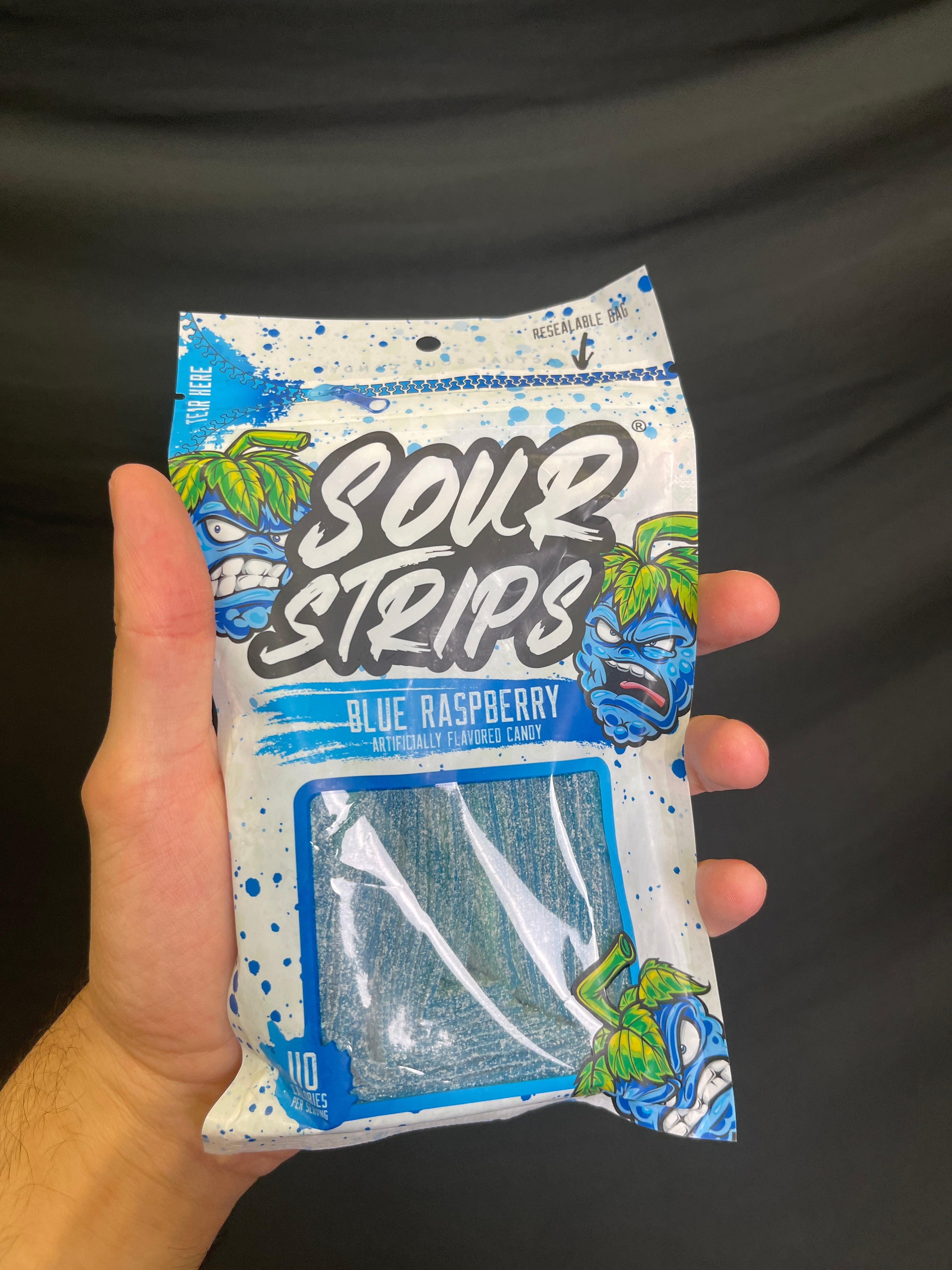 Sour Strips Blue Raspberry