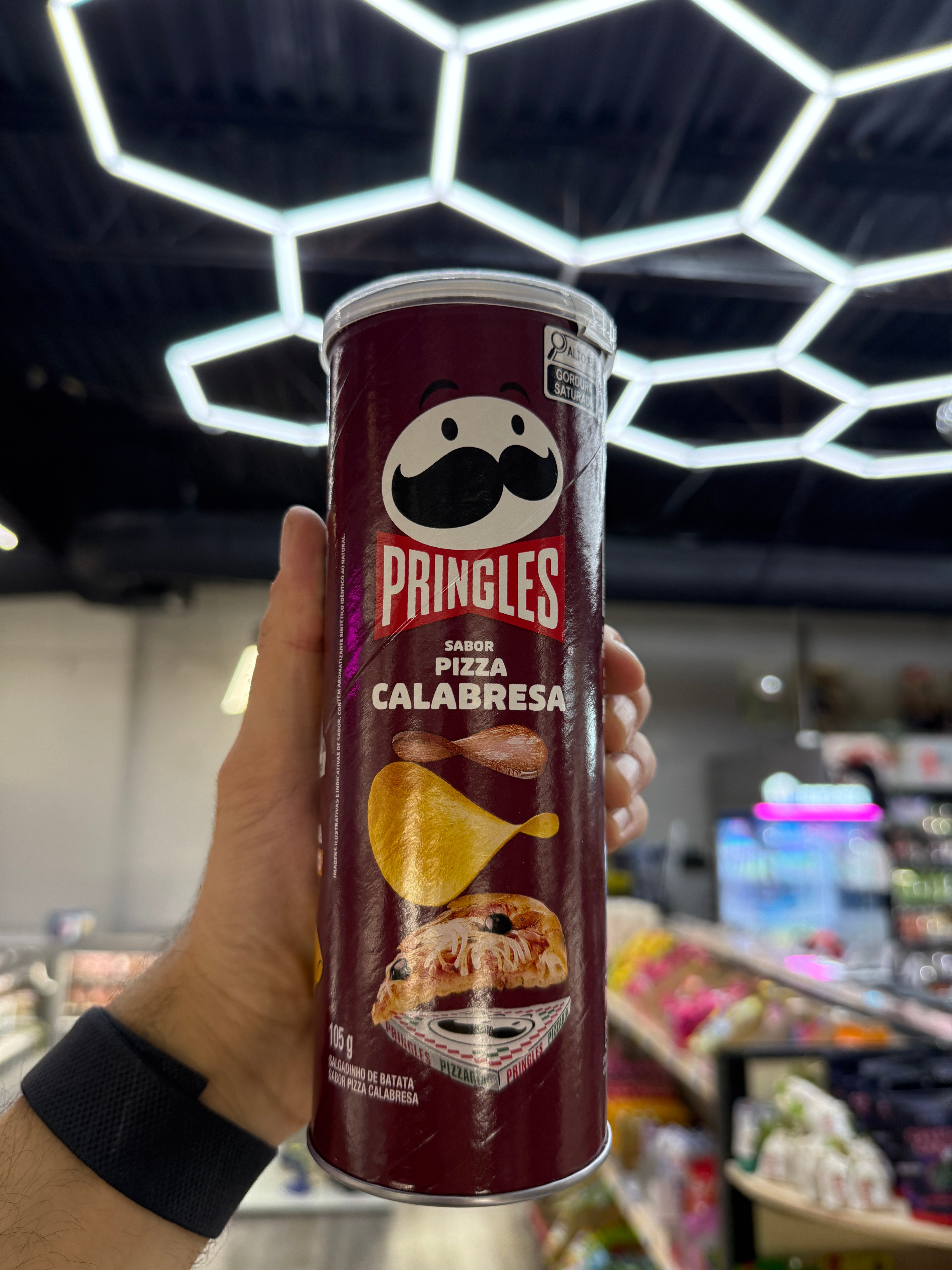 Pringles Sabor Pizza Calabresa Brazil