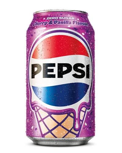 Pepsi Cherry & Vanilla Flavor Zero Sugar