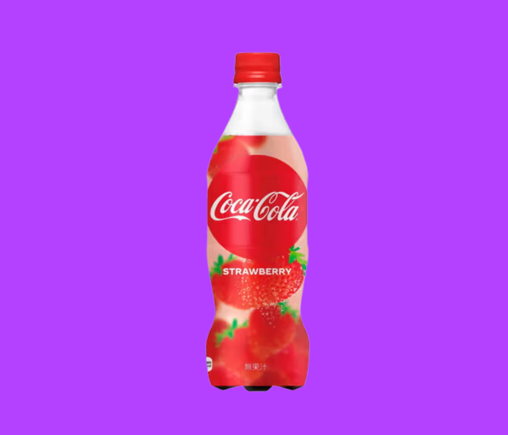 Coke Strawberry Flavor Bottle