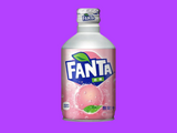 Fanta White Peach Aluminum Bottle